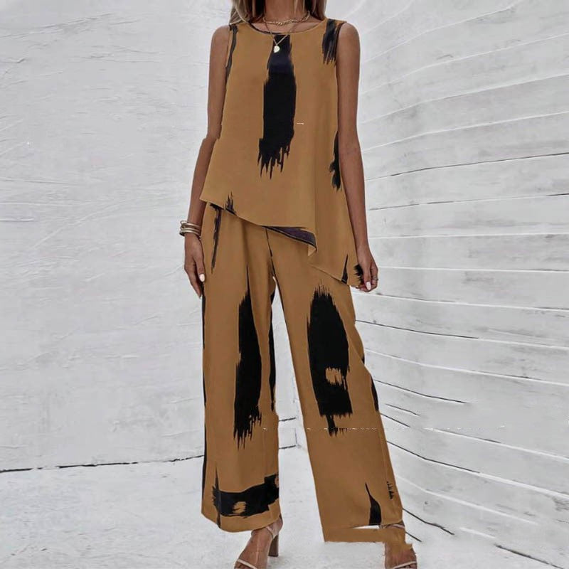 Upgrade Your Wardrobe with Brada's Printed Irregular Tops and Pants