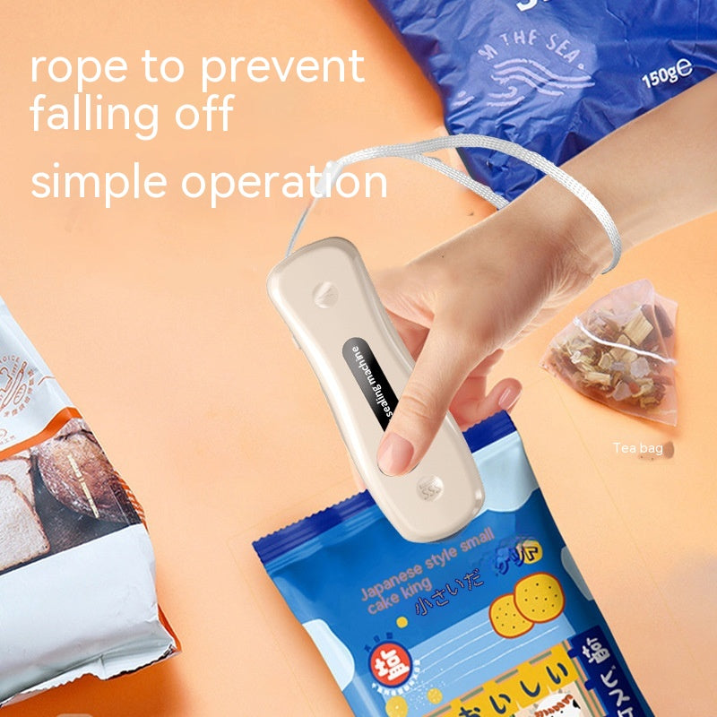 Say Goodbye to Stale Snacks with Brada's Portable and Convenient Mini Sealing Machine