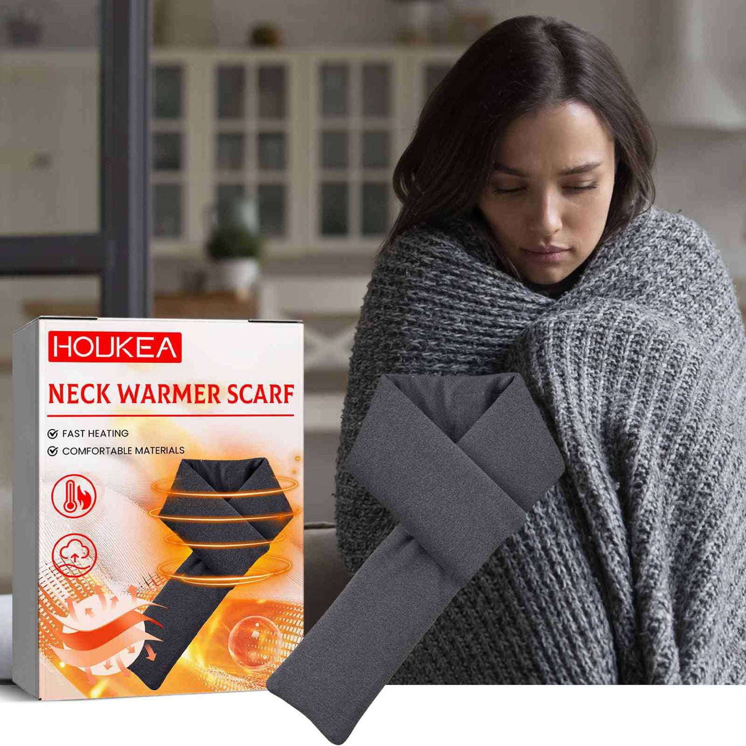 Protect Your Neck from Winter Chills with Brada's Heating Scarf