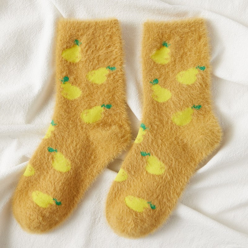 Women Plush Home Sleeping Socks