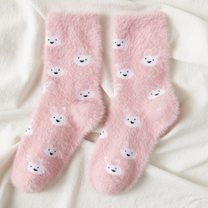 Women Plush Home Sleeping Socks