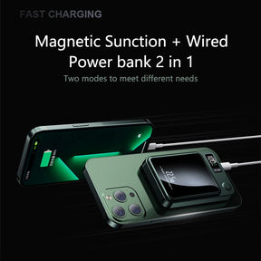 Magnetic Wireless Power Bank 30000mAh 22.5W Fast Charging External Battery Charger for Huawei Samsung iPhone 12 PD 20W Powerbank