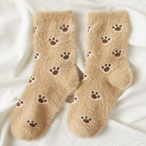 Women Plush Home Sleeping Socks